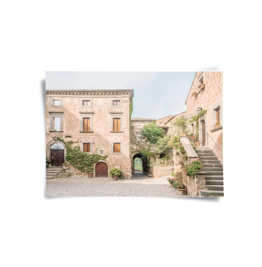 Rustic Italian Village - Poster