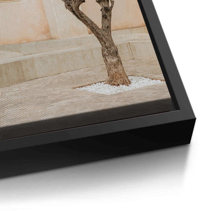 Rustic Stone Courtyard - Canvas