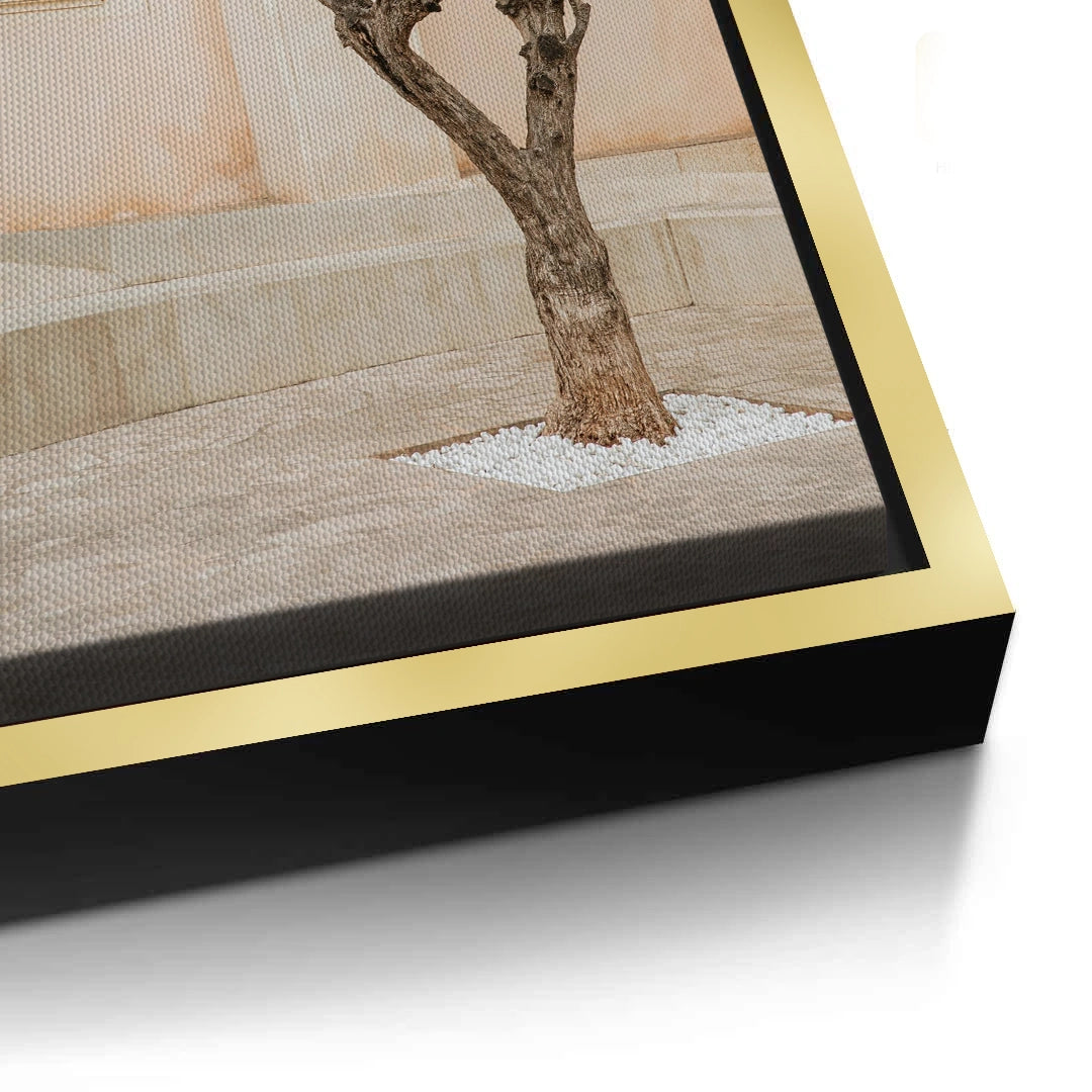 2Rustic Stone Courtyard - Canvas