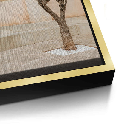 Rustic Stone Courtyard - Canvas