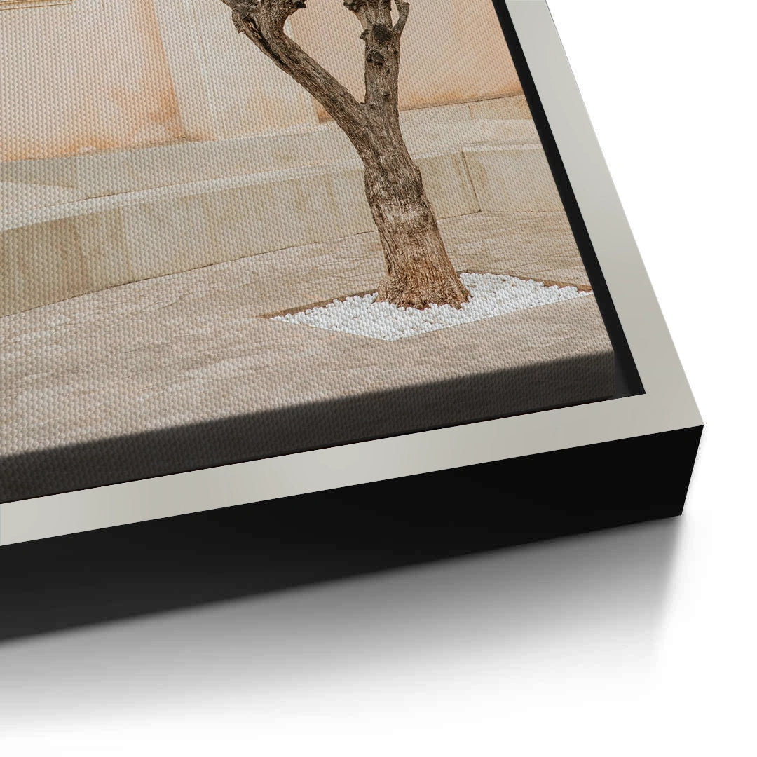 2Rustic Stone Courtyard - Canvas