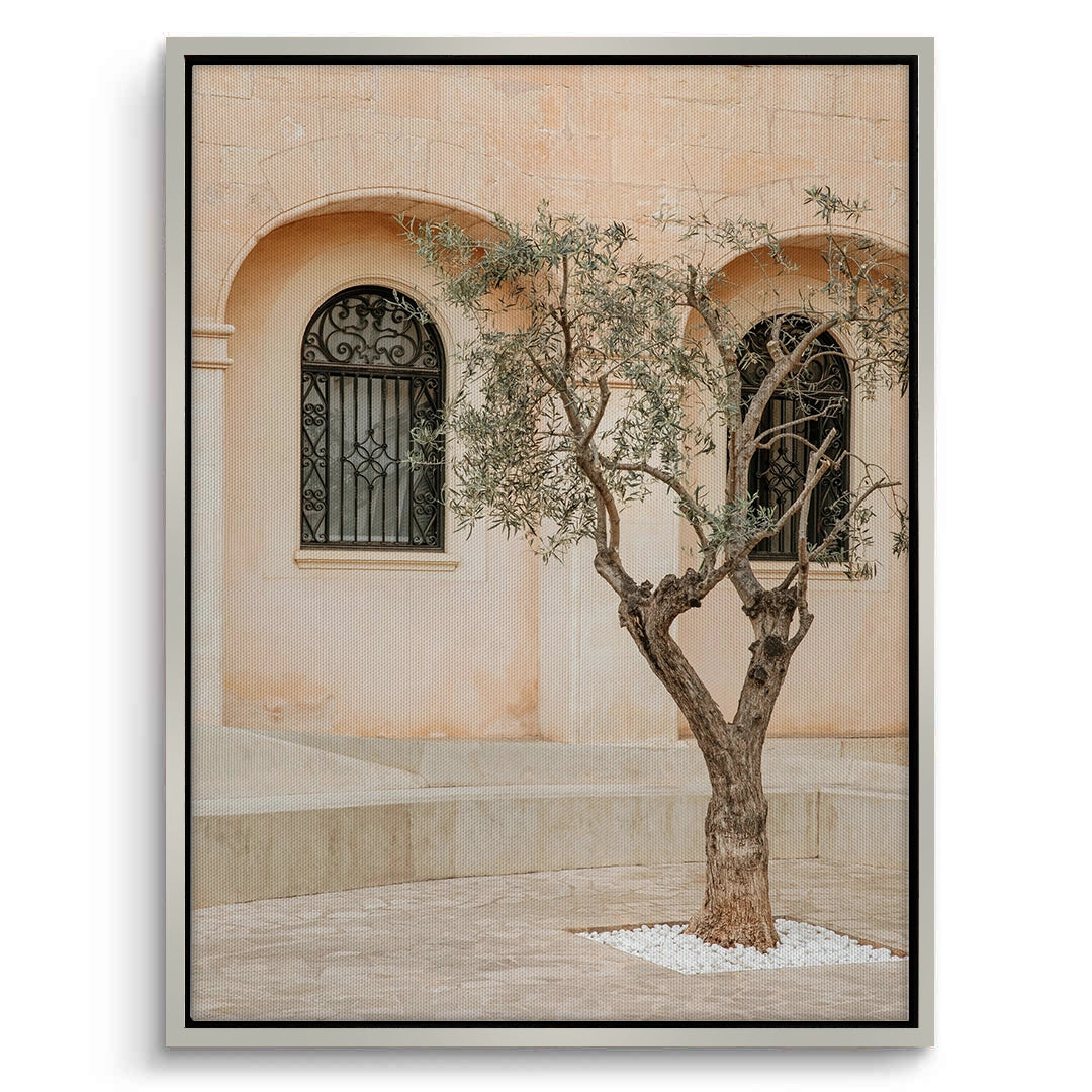 2Rustic Stone Courtyard - Canvas