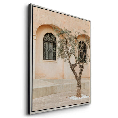 Rustic Stone Courtyard - Canvas