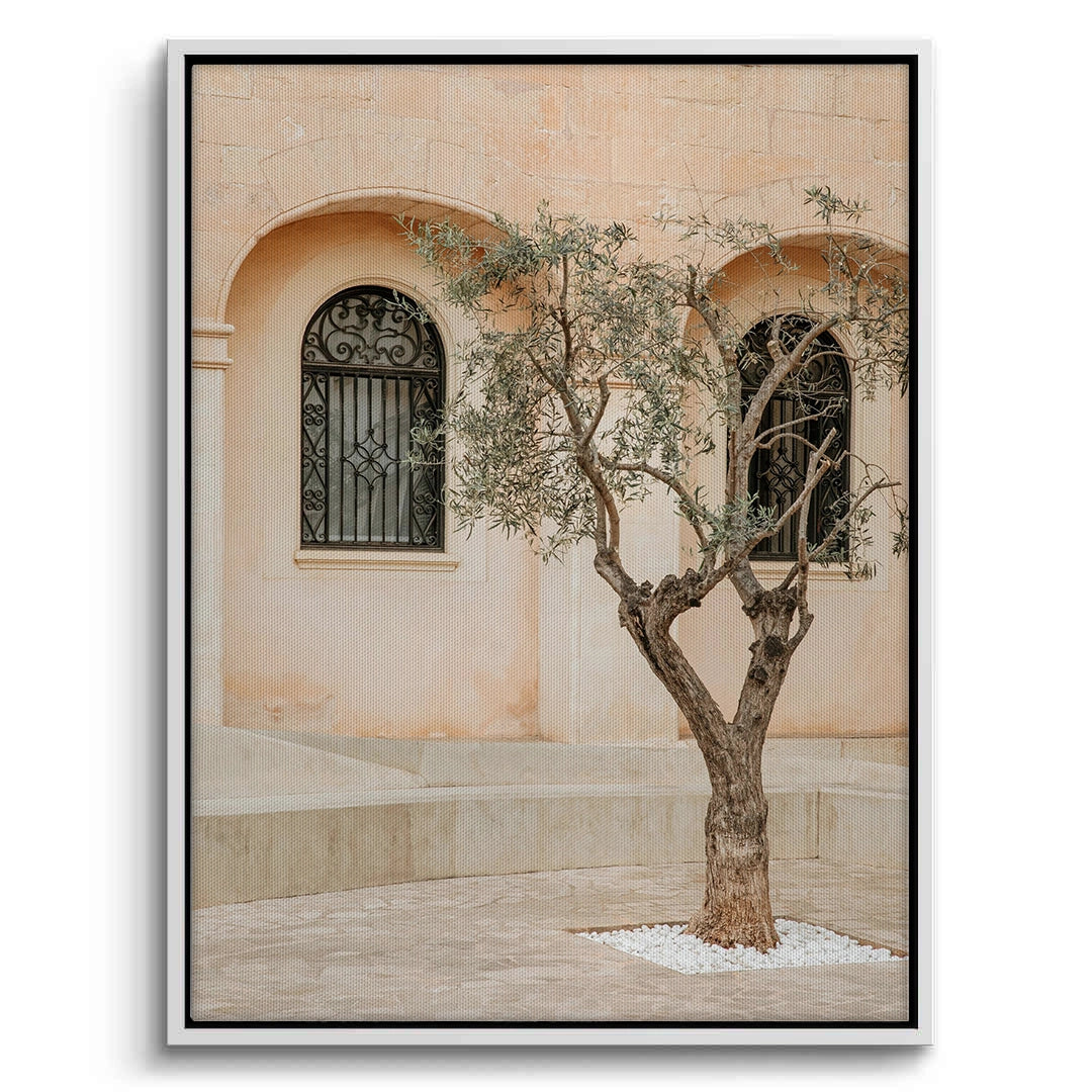 2Rustic Stone Courtyard - Canvas