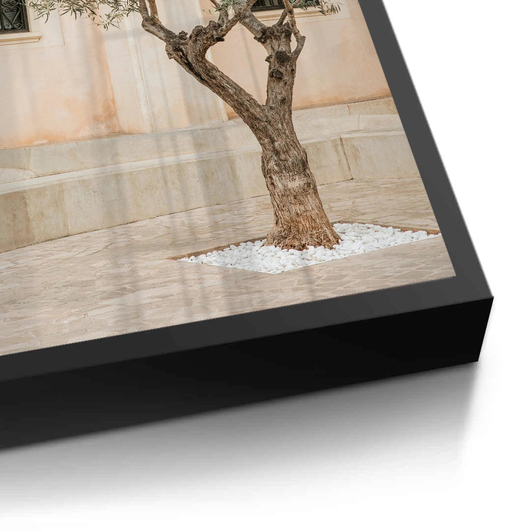 2Rustic Stone Courtyard - Fine Art