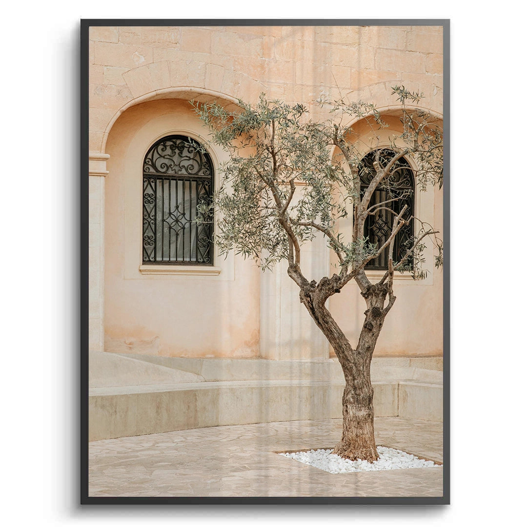 2Rustic Stone Courtyard - Fine Art