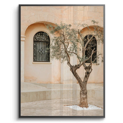 Rustic Stone Courtyard - Fine Art