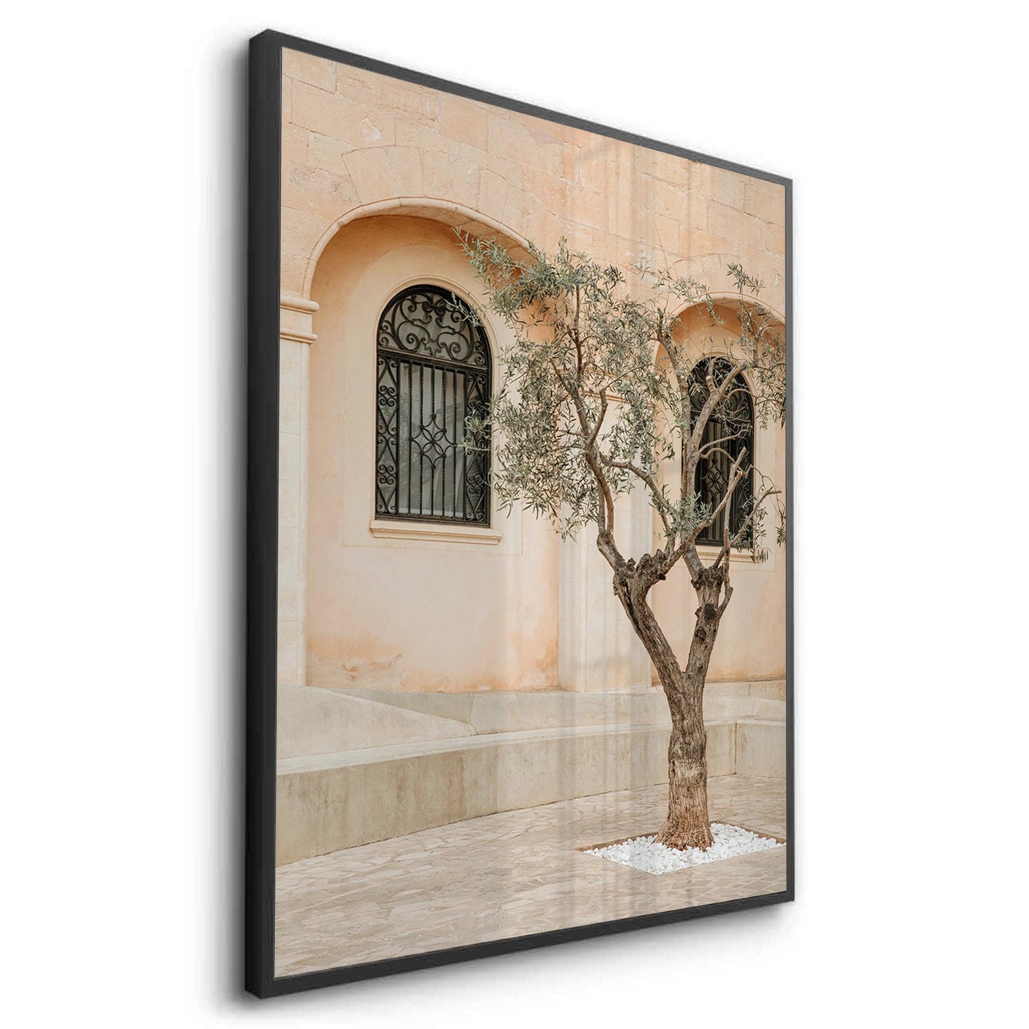 2Rustic Stone Courtyard - Fine Art