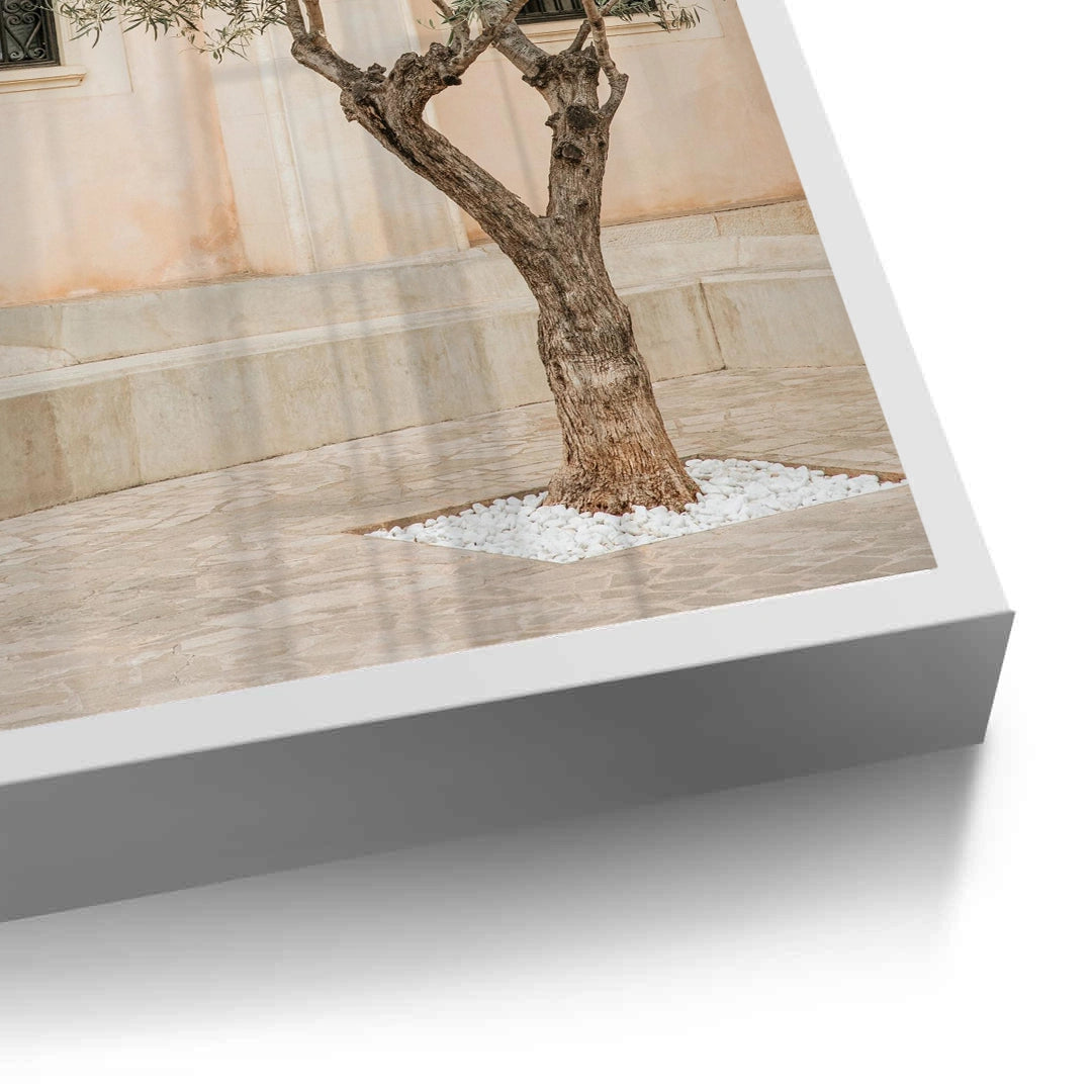 2Rustic Stone Courtyard - Fine Art