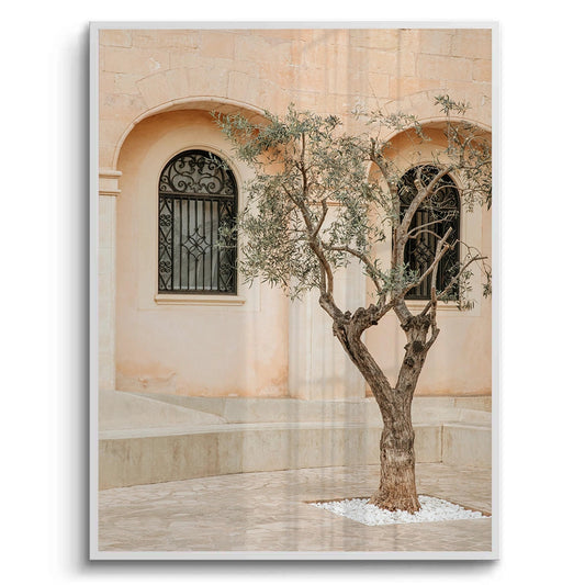 Rustic Stone Courtyard - Fine Art