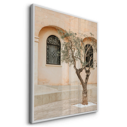 Rustic Stone Courtyard - Fine Art