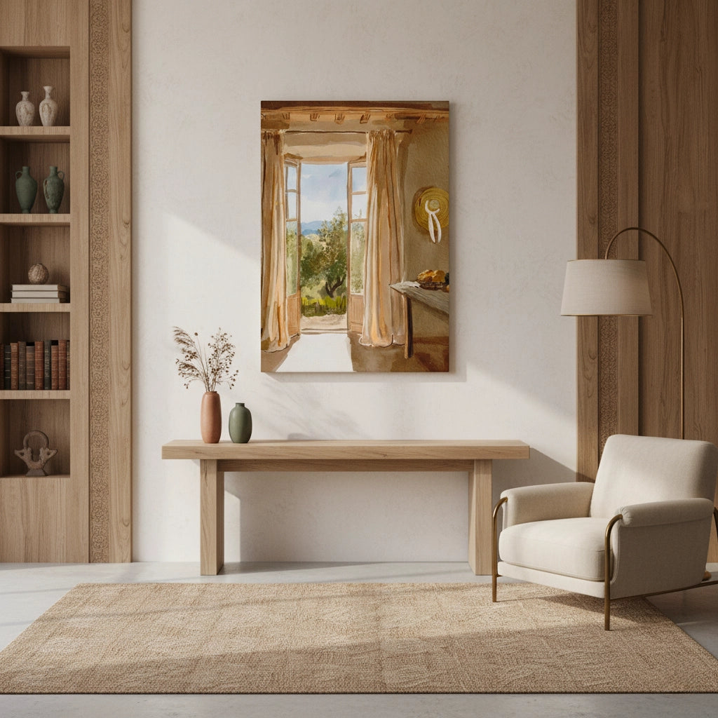 Rustic Tuscan Villa - Canvas - Jasmineart.ae