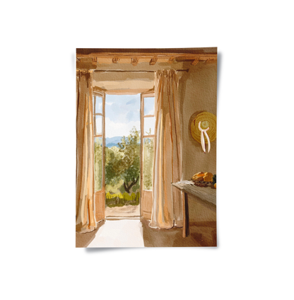 Rustic Tuscan Villa - Poster