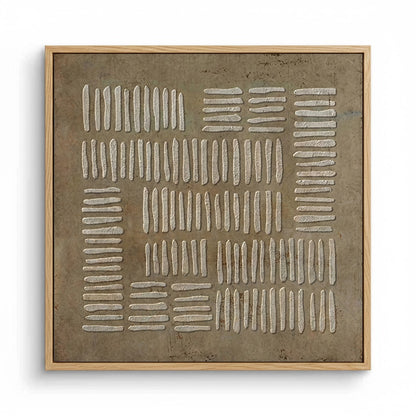 Rustic Wabi-Sabi Abstract Painting #RKAB550