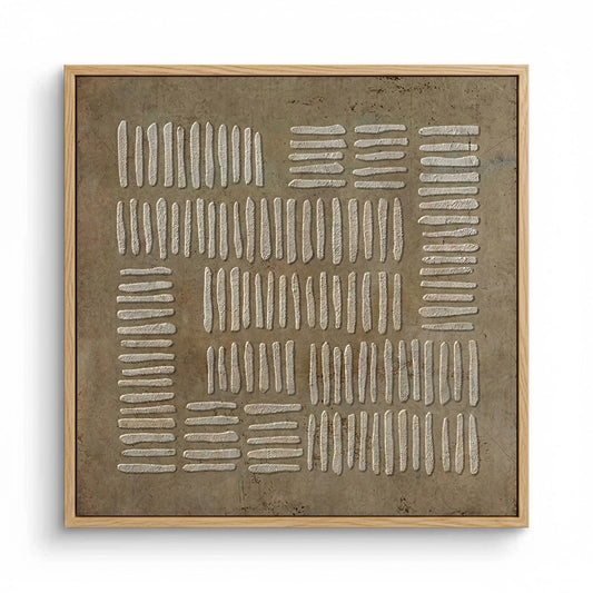 Rustic Wabi-Sabi Abstract Painting #RKAB550