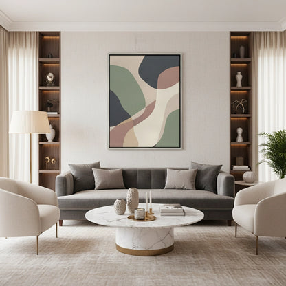 Sage Green & Terracotta - Canvas