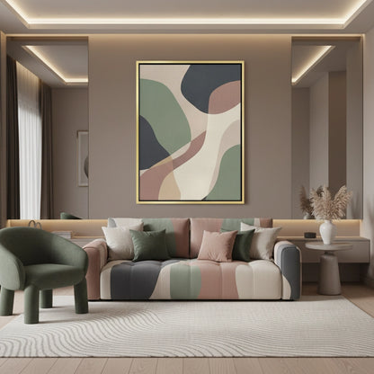 Sage Green & Terracotta - Canvas