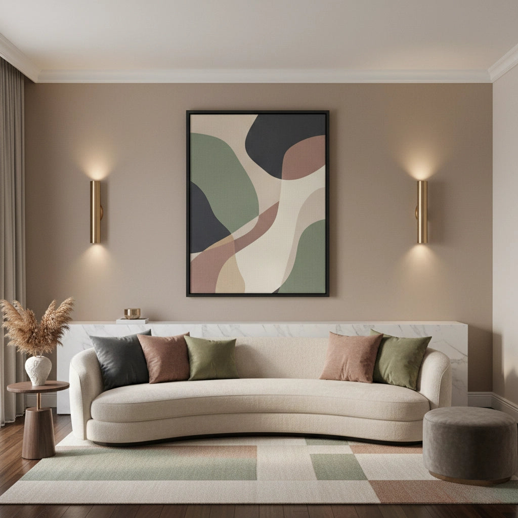 Sage Green & Terracotta - Canvas