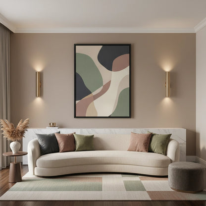 Sage Green & Terracotta - Canvas