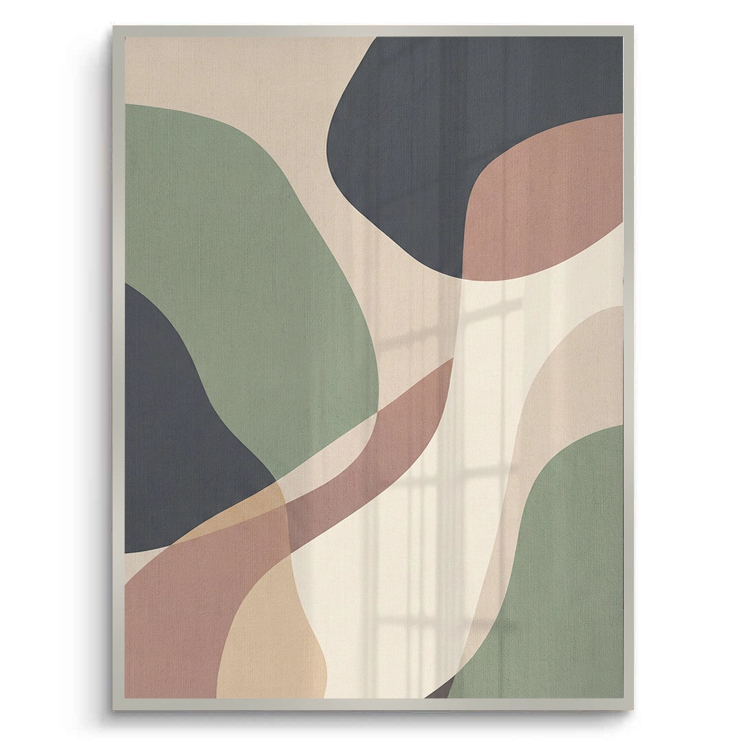 2Sage Green & Terracotta - Fine Art