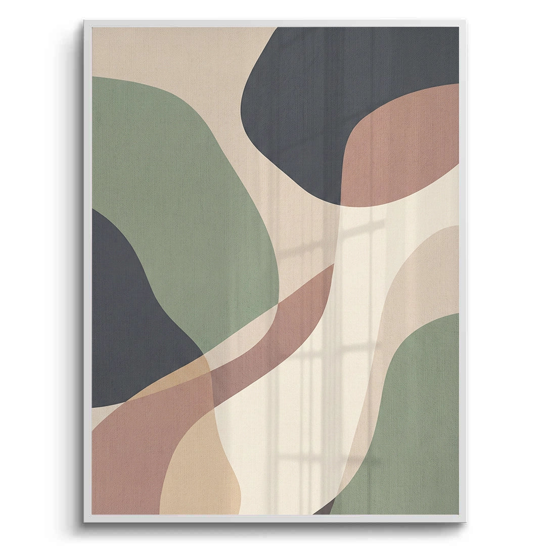 2Sage Green & Terracotta - Fine Art