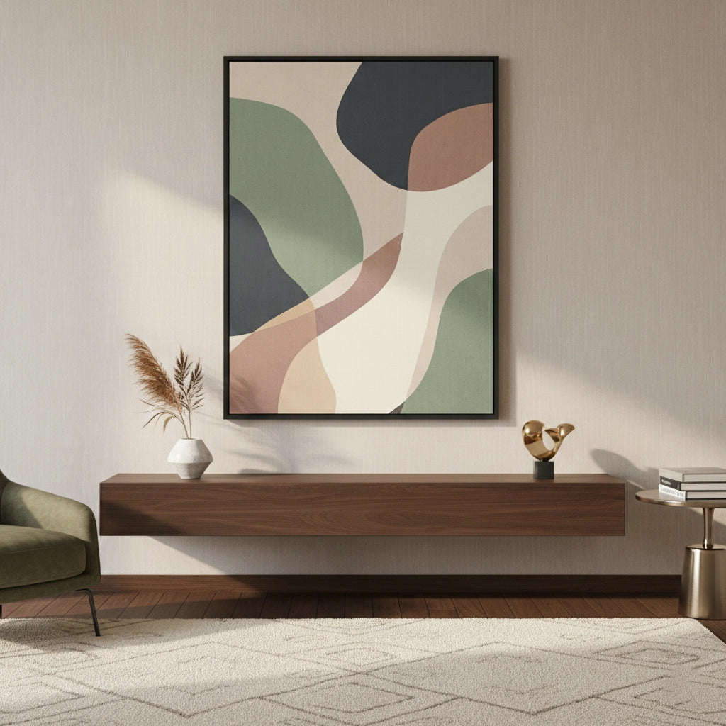 2Sage Green & Terracotta - Fine Art