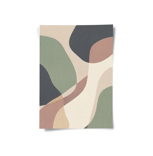 Sage Green & Terracotta - Poster