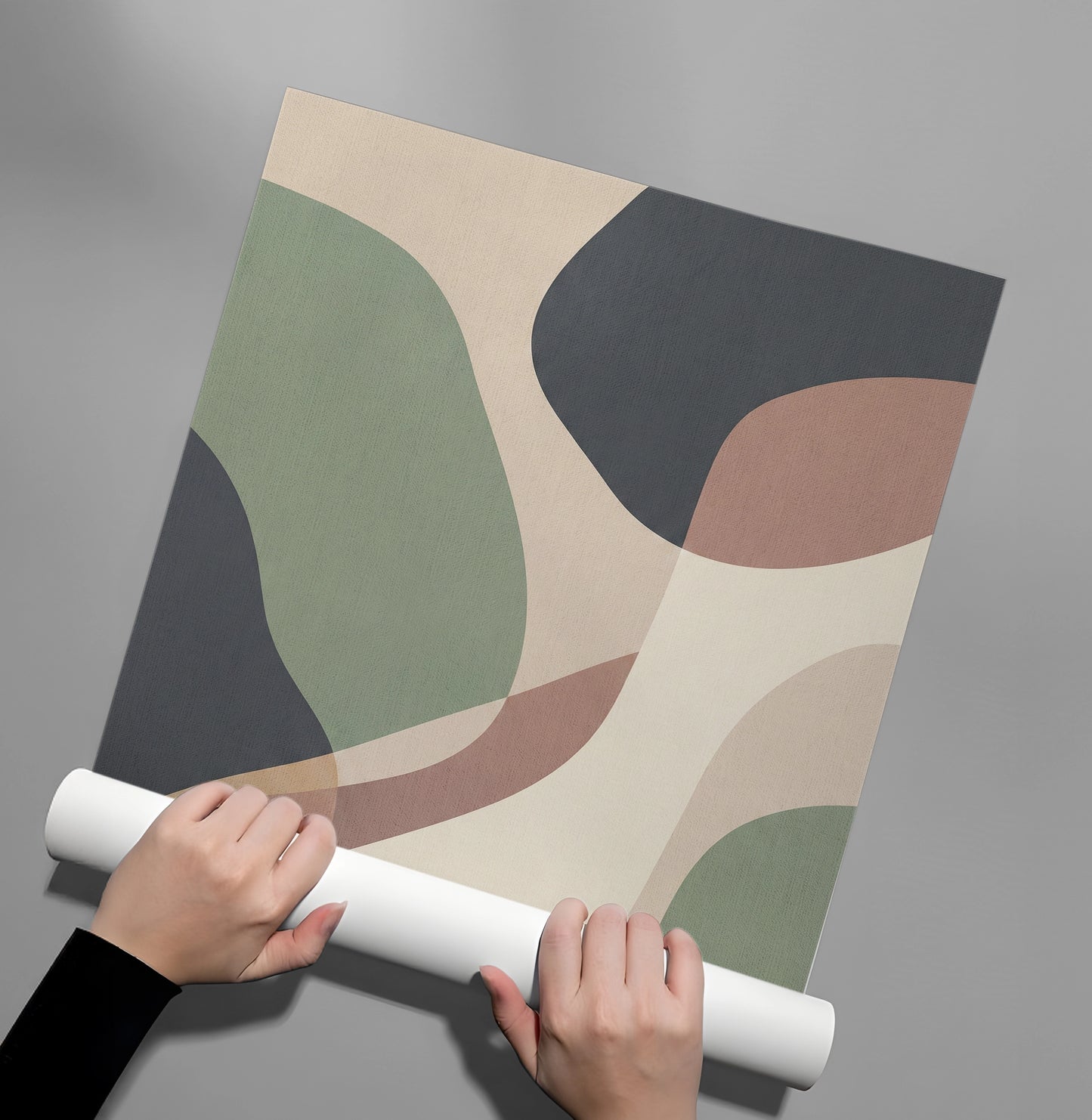 2Sage Green & Terracotta - Poster