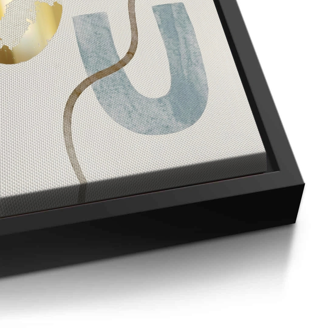 2Sand & Gold Abstract - Canvas