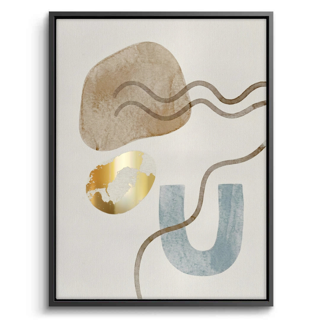 2Sand & Gold Abstract - Canvas