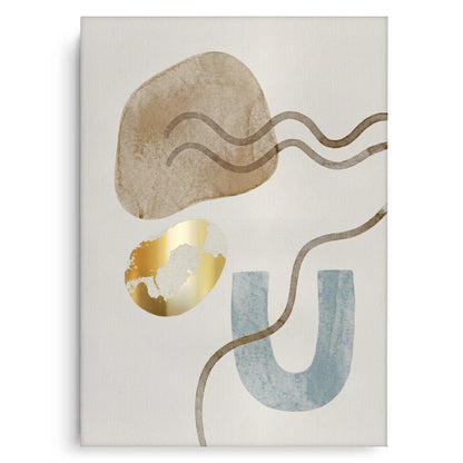 Sand & Gold Abstract - Canvas