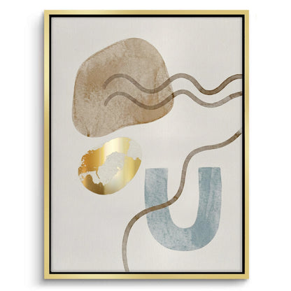 Sand & Gold Abstract - Canvas