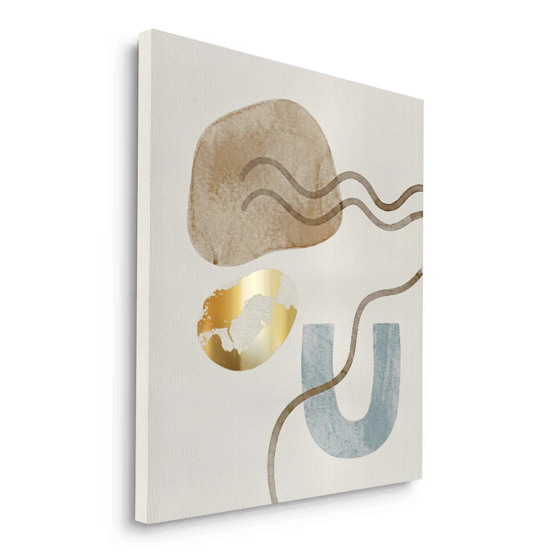 2Sand & Gold Abstract - Canvas