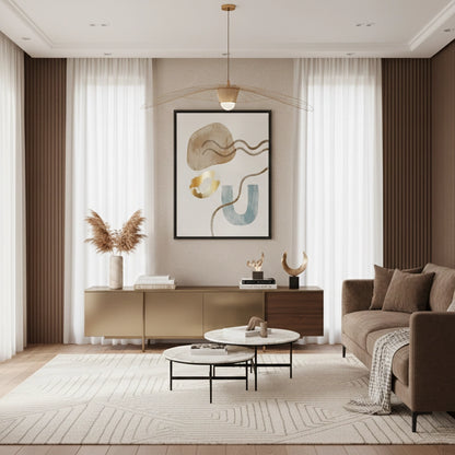 Sand & Gold Abstract - Canvas