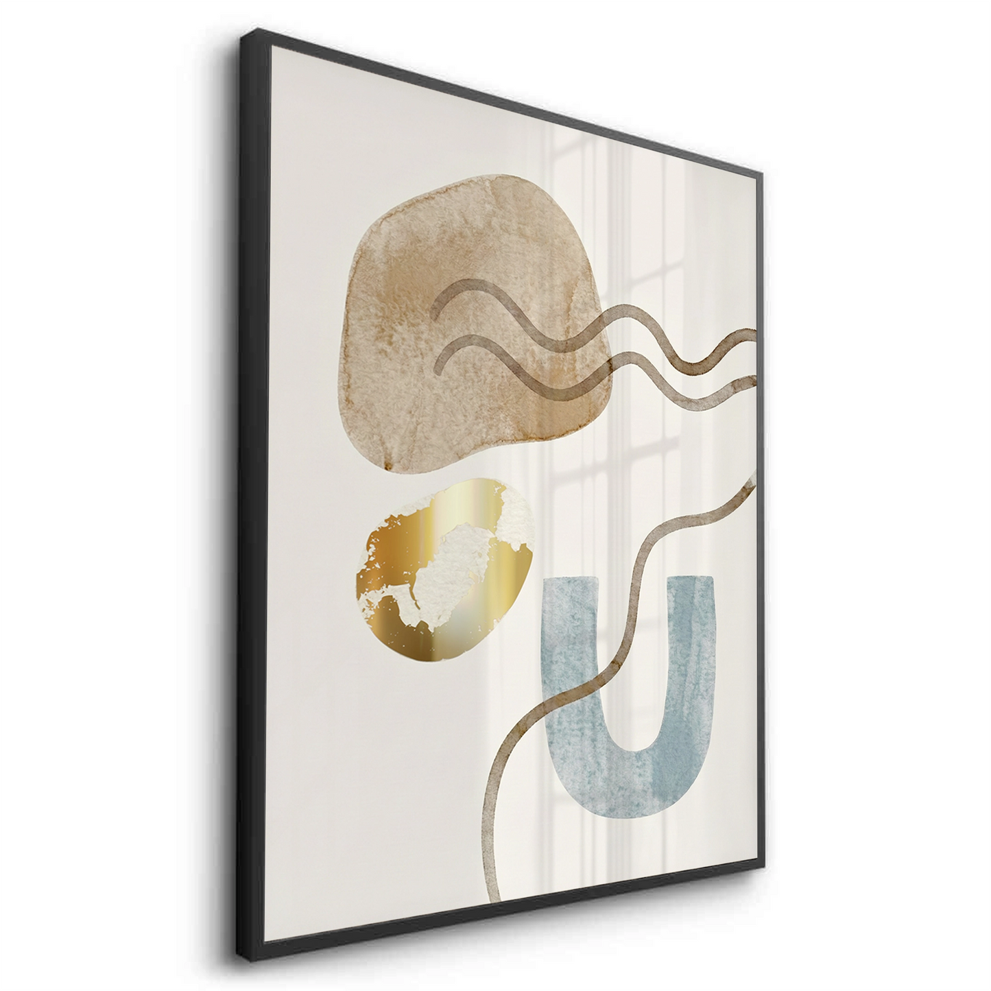 2Sand & Gold Abstract - Fine Art