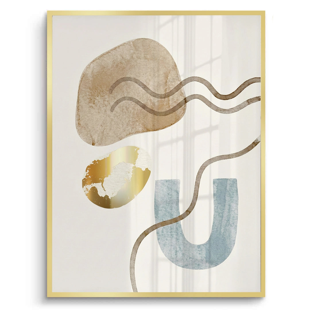 2Sand & Gold Abstract - Fine Art