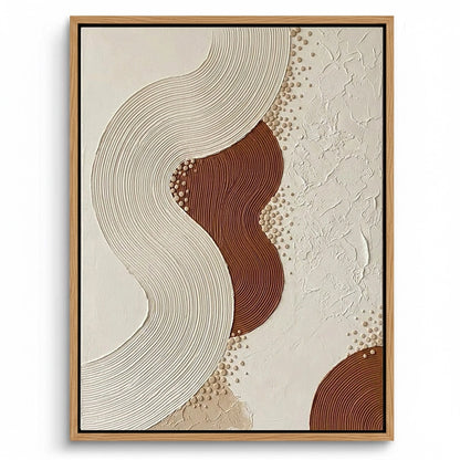 Sandstone Wave 3D Textured Painting #WAV440-E