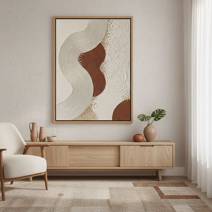 Sandstone Wave 3D Textured Painting #WAV440-E