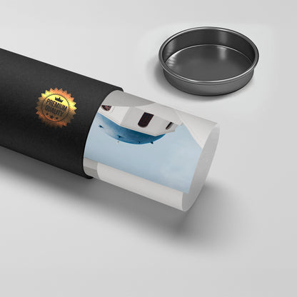 Santorini Blue Dome - Poster