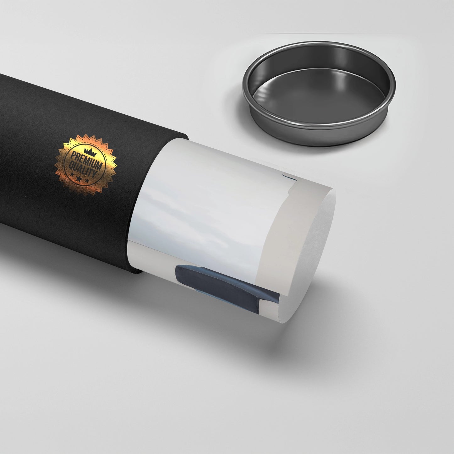 2Santorini Blue Stairs - Poster