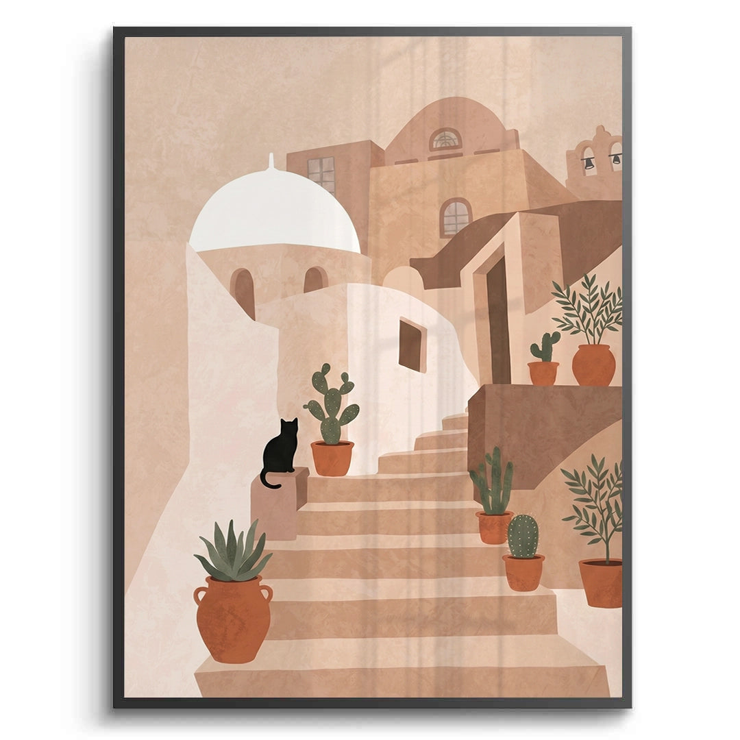 2Santorini Stairway - Fine Art