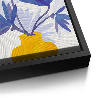 Sapphire Bloom - Canvas