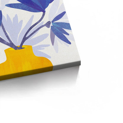 Sapphire Bloom - Canvas