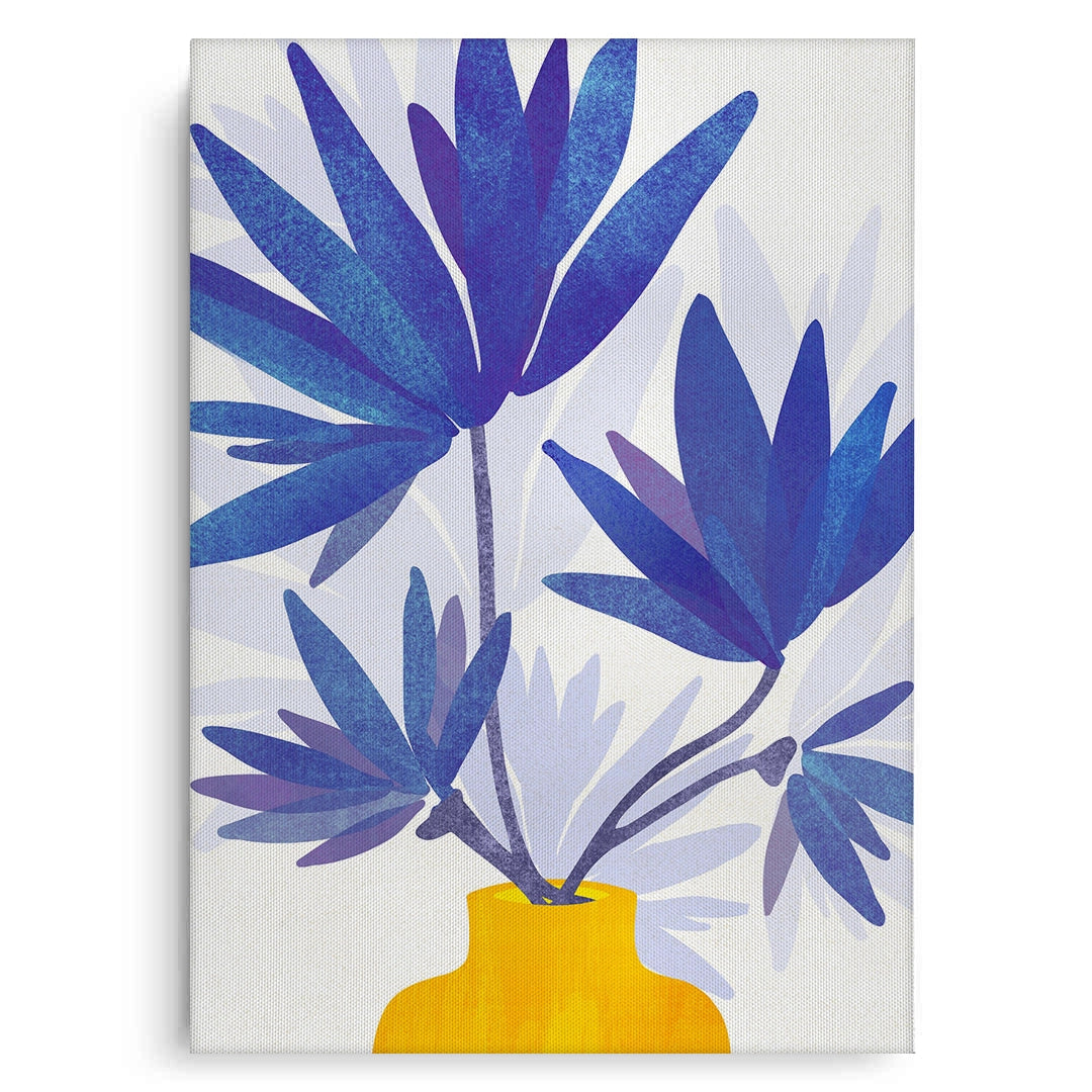 2Sapphire Bloom - Canvas
