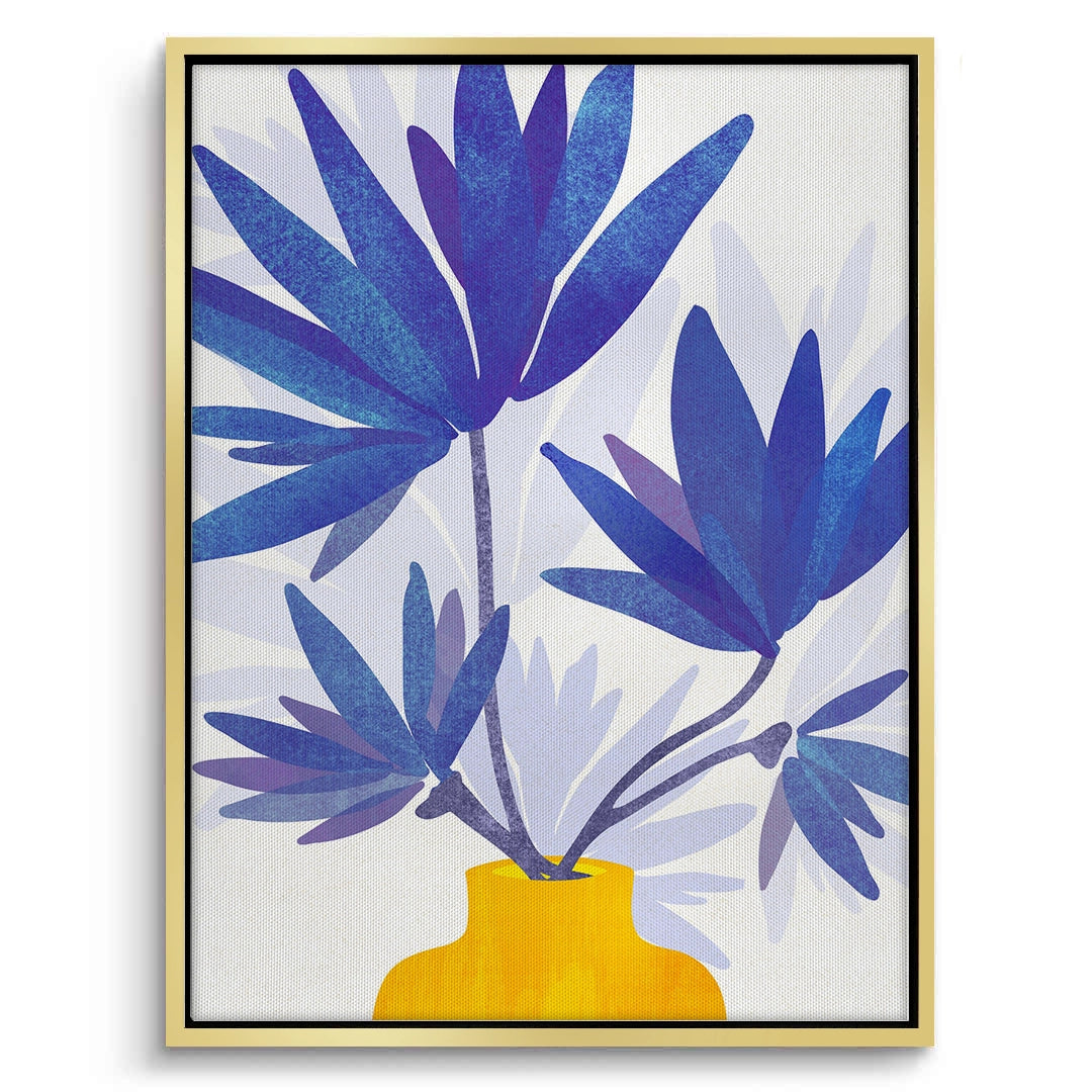 2Sapphire Bloom - Canvas