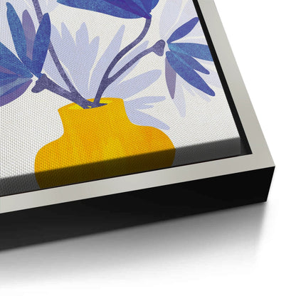 Sapphire Bloom - Canvas