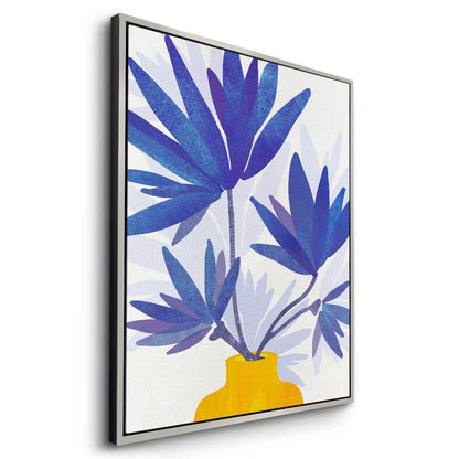 Sapphire Bloom - Canvas