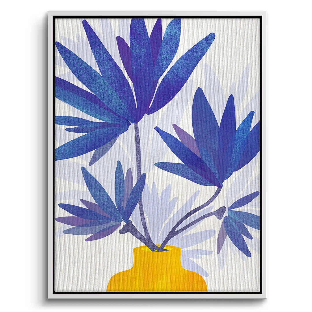 2Sapphire Bloom - Canvas