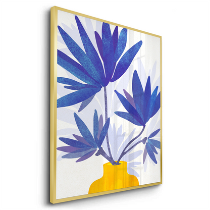 Sapphire Bloom - Fine Art