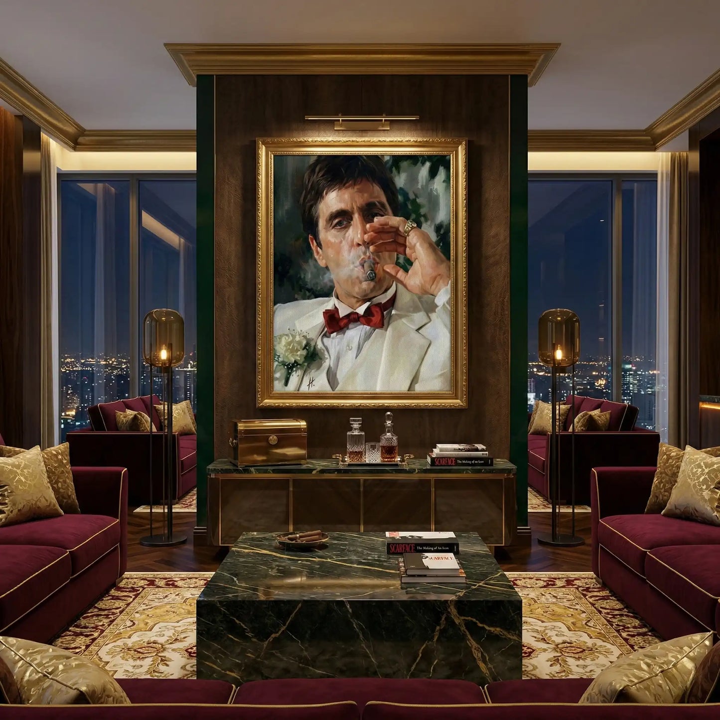 2Scarface Al Pacino - Canvas